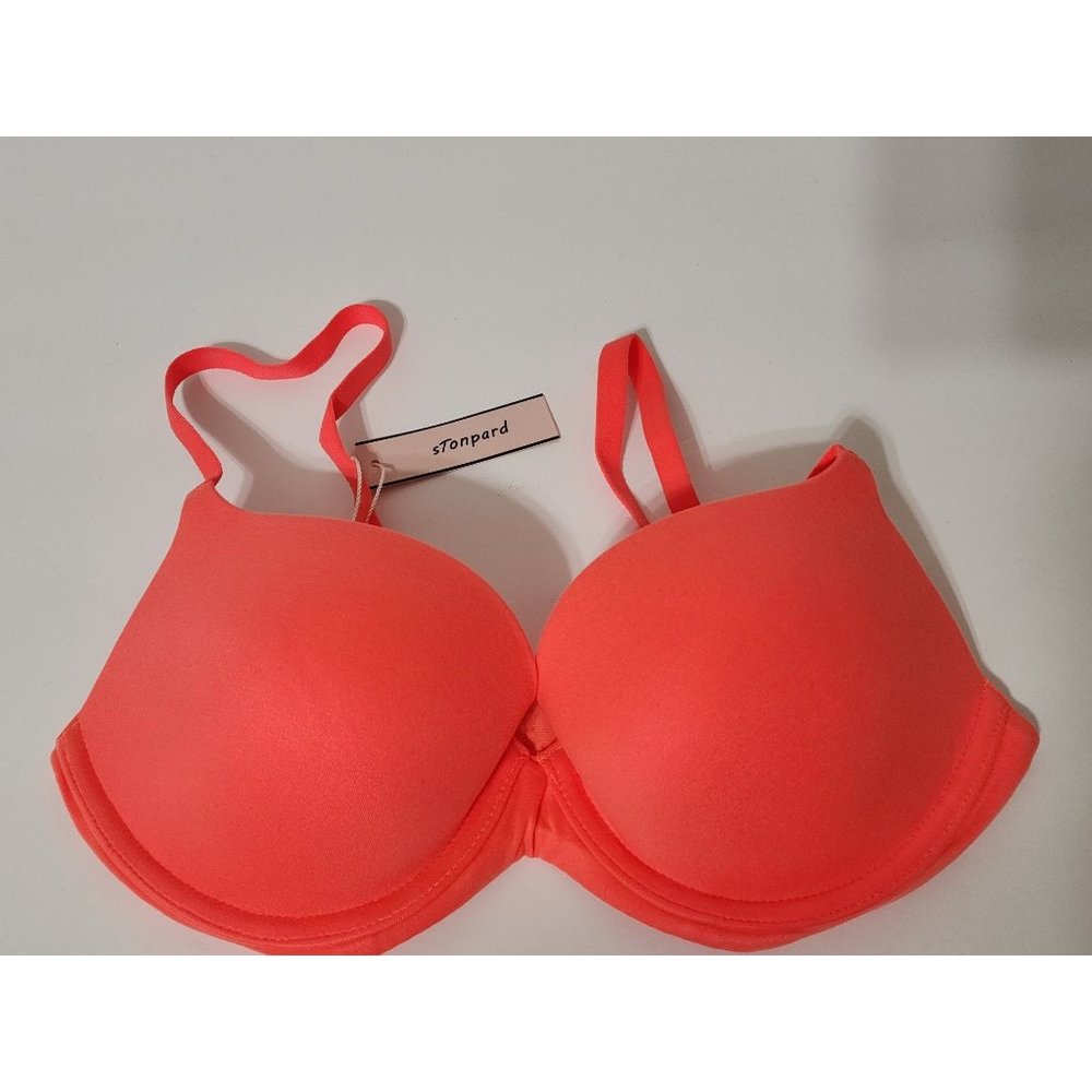 Stonpard Women's Contour Push Up Bra Sizes 34B and 34C Style X0032NJHZR Orange